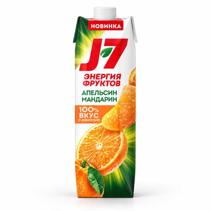 Сок J7 Апельсин-мандарин