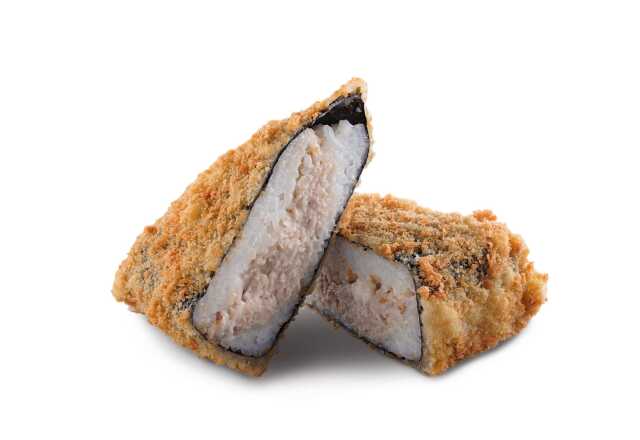 Онигири темпура с курицей терияки