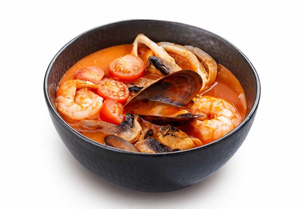 Том Ям с морепродуктами