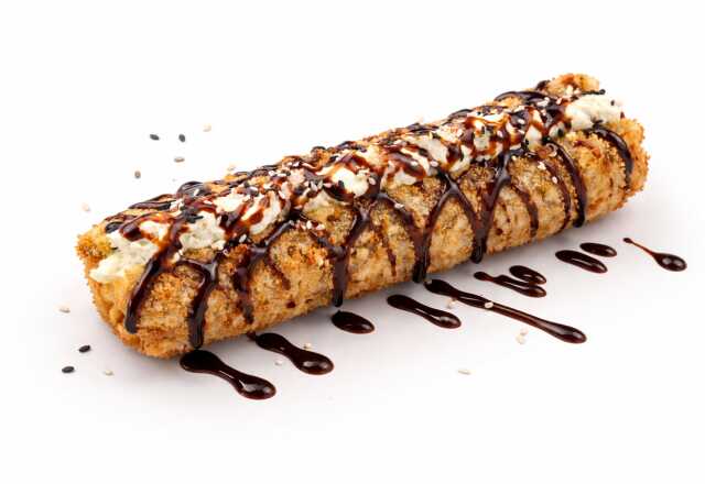 Ролл-дог с креветками и васаби