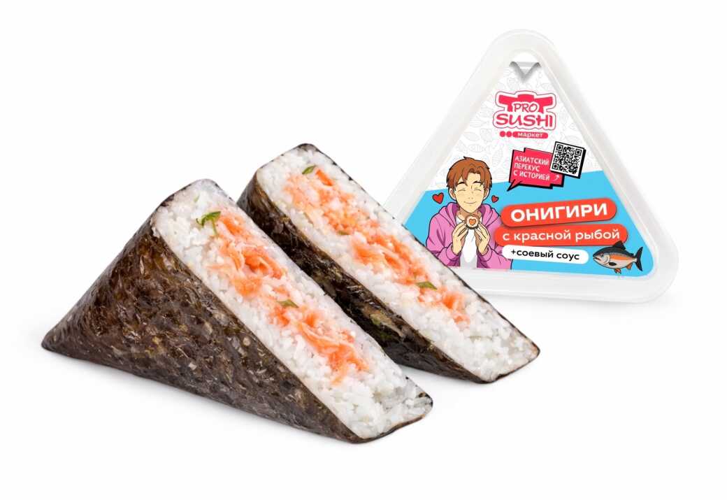 Онигири с форелью