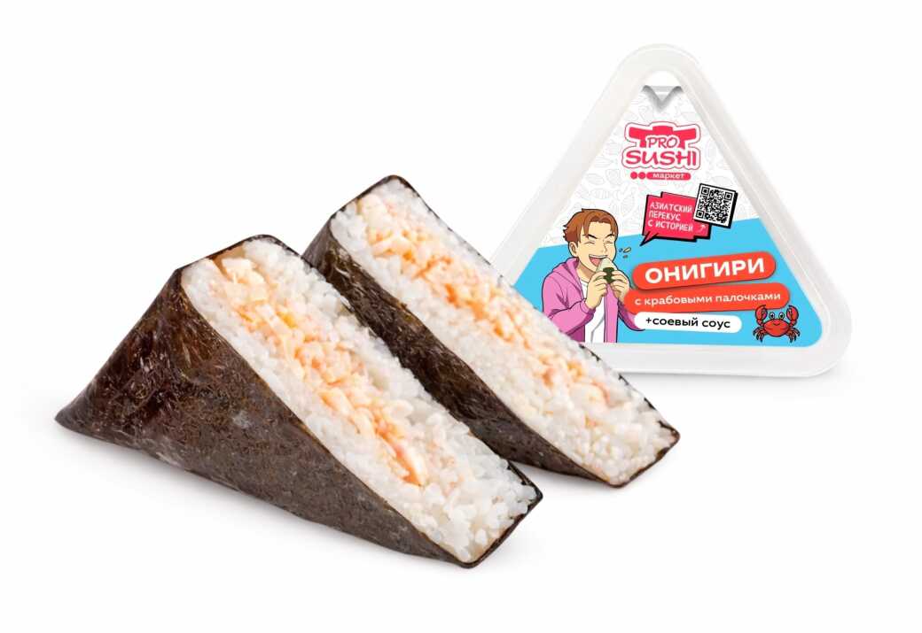 Онигири с крабом