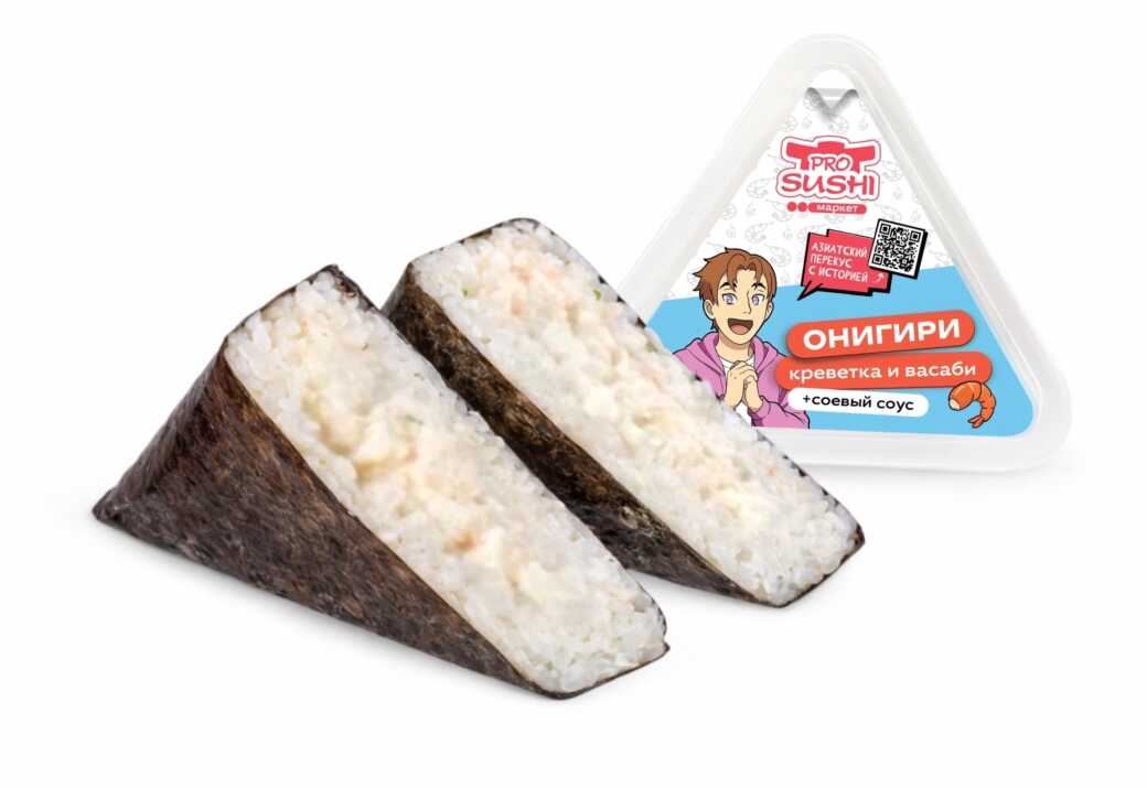 Онигири с креветками