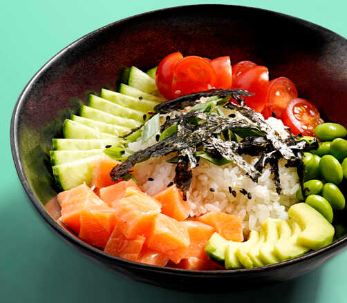 Поке с форелью