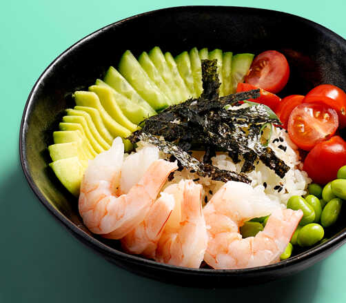 Поке с креветками