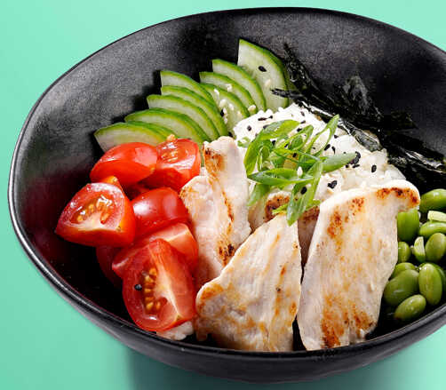 Поке с курицей